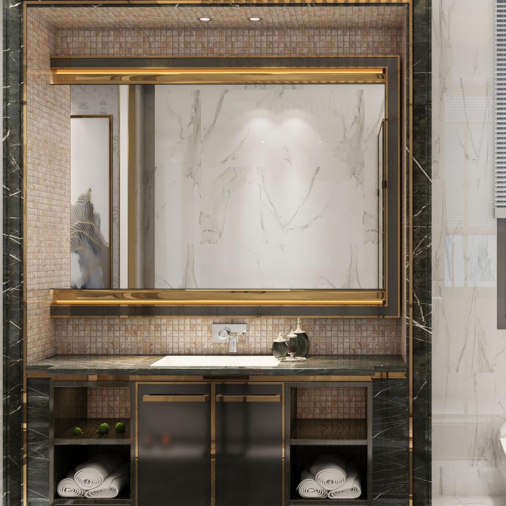 Mother of Pearl Shell Square Mosaic Tile (Colorful, 10-Pack)