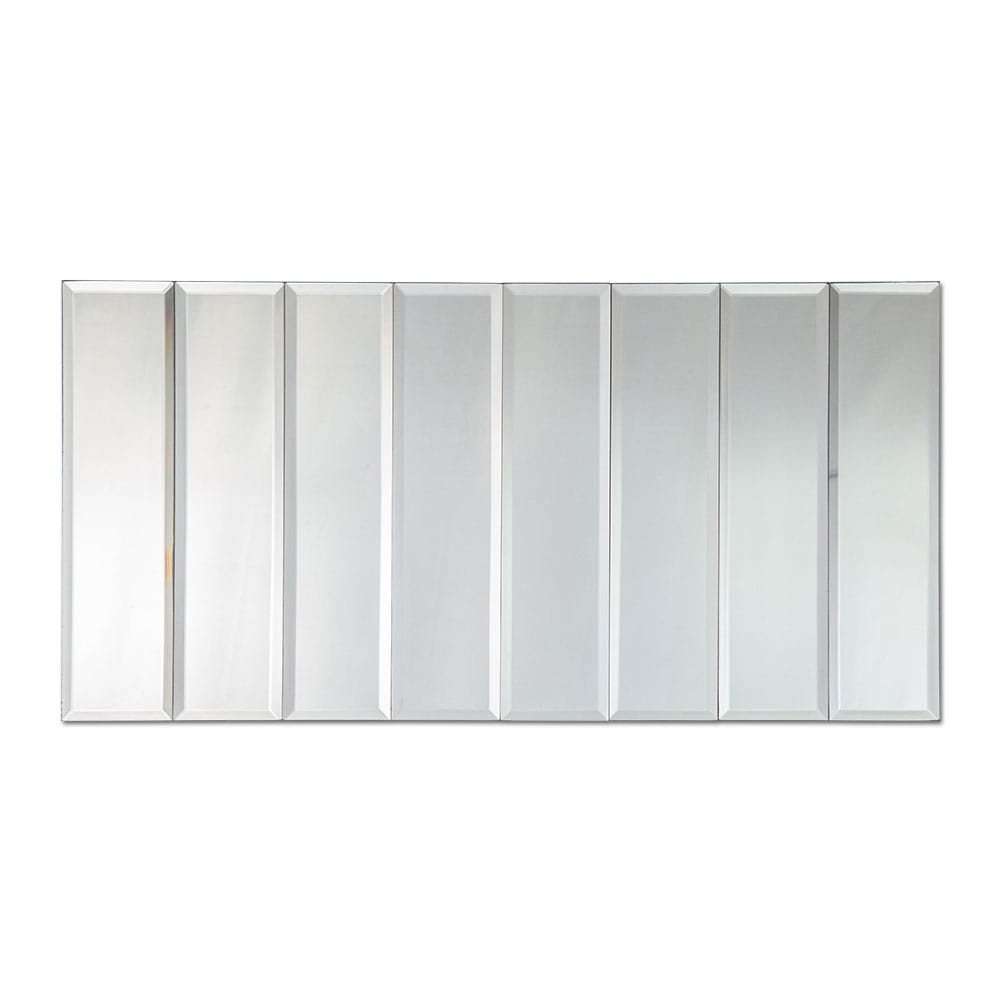 Mirror Glass Subway Tile with Beveled Edge, 3*12 inch, Silver, BL0004