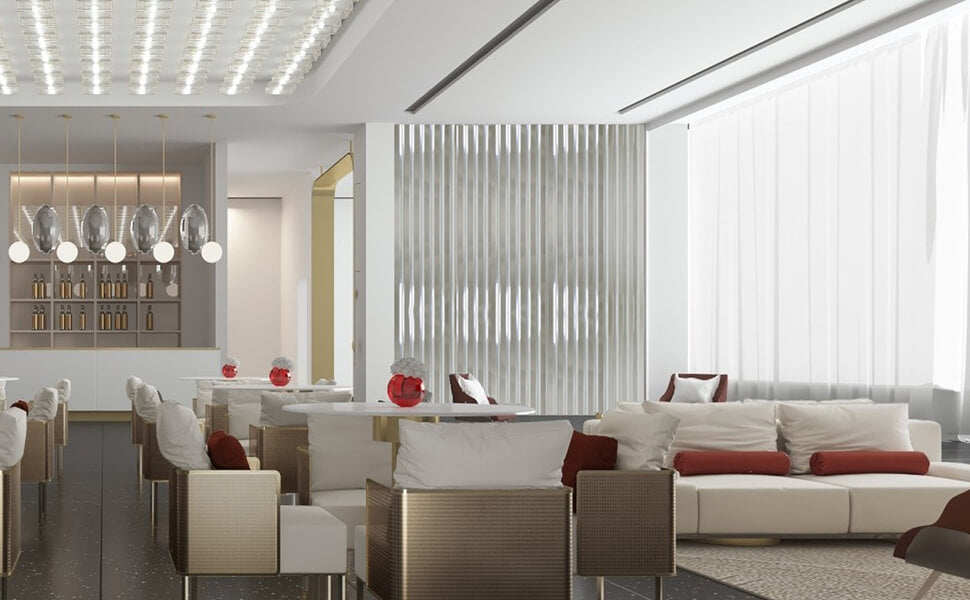 Mirror Strip Glass Tile with Beveled Edge, Silver, 12*12 inch, Mesh Backing, DM0029S