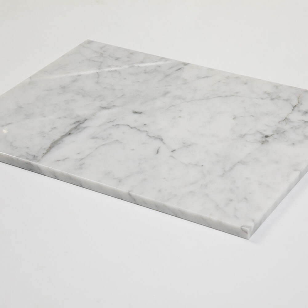 Bianco Carrara White Marble Pastry Board Cheese and Cutting Board