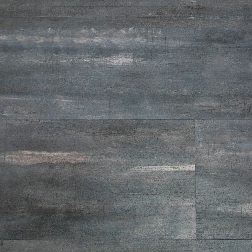 Luxury Vinyl Plank Flooring 48 x 7 Inch Dark Gray (10-Pack, 23.6 sq.ft)