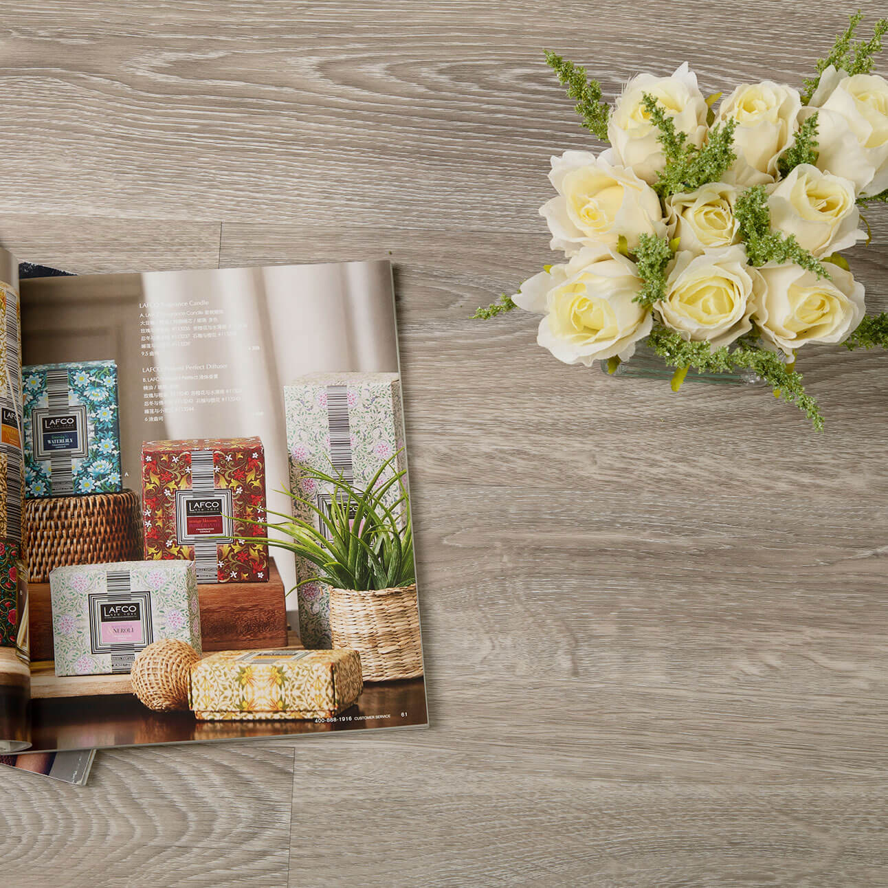 Luxury Vinyl Plank Flooring Cantha Oak 37 x 6 Inch (10-Pack, 15.1 sq.ft)