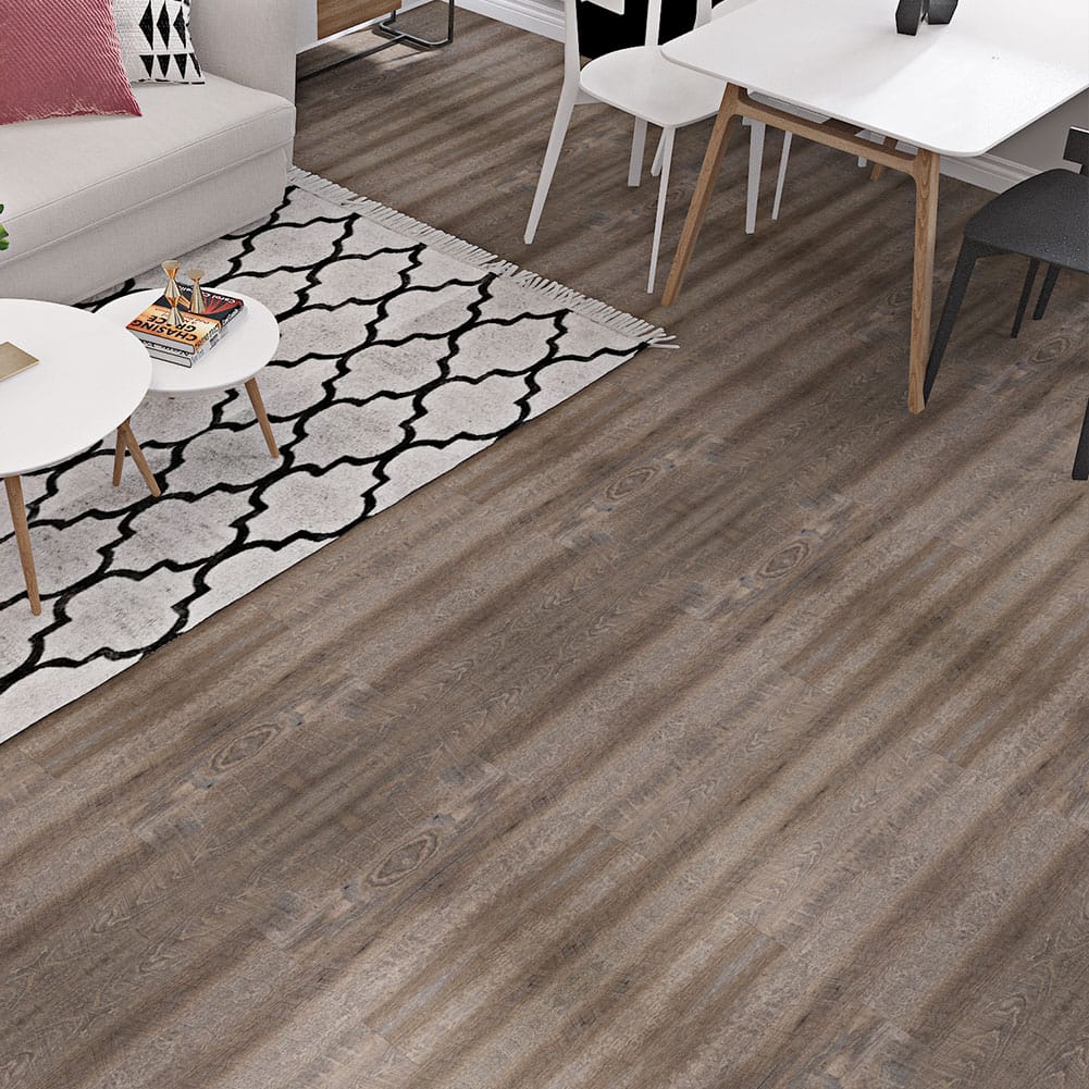 Luxury Vinyl Plank Flooring Tile Lenox Estate Oak 48 x 7 Inch (23.6 sq.ft , 10-Pack)
