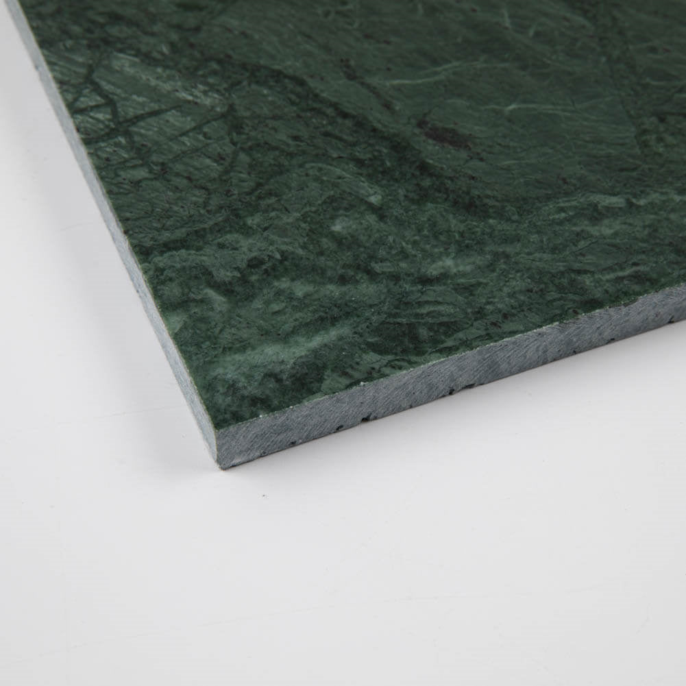 Green Marble Corner Shower Shelf Polished Round Edge Pack of 1