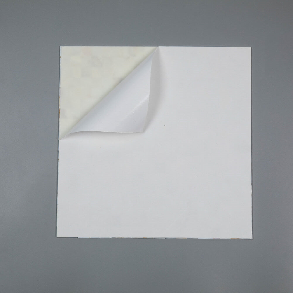 Peel and Stick Shell Backsplash Square Mother of Pearl Mosaic 6-Pack