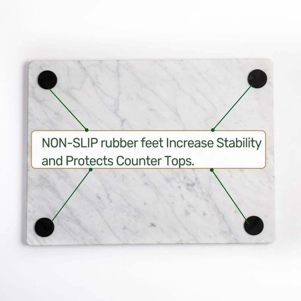 Carrara White Marble Cutting Board 12 x 16 Inch