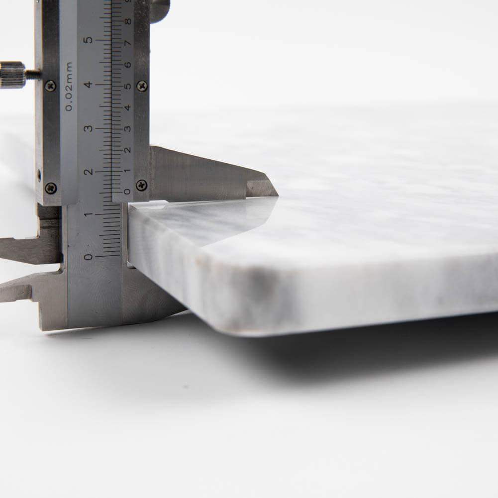 White & Gray Marble Cutting Board 12 x 16 Inch