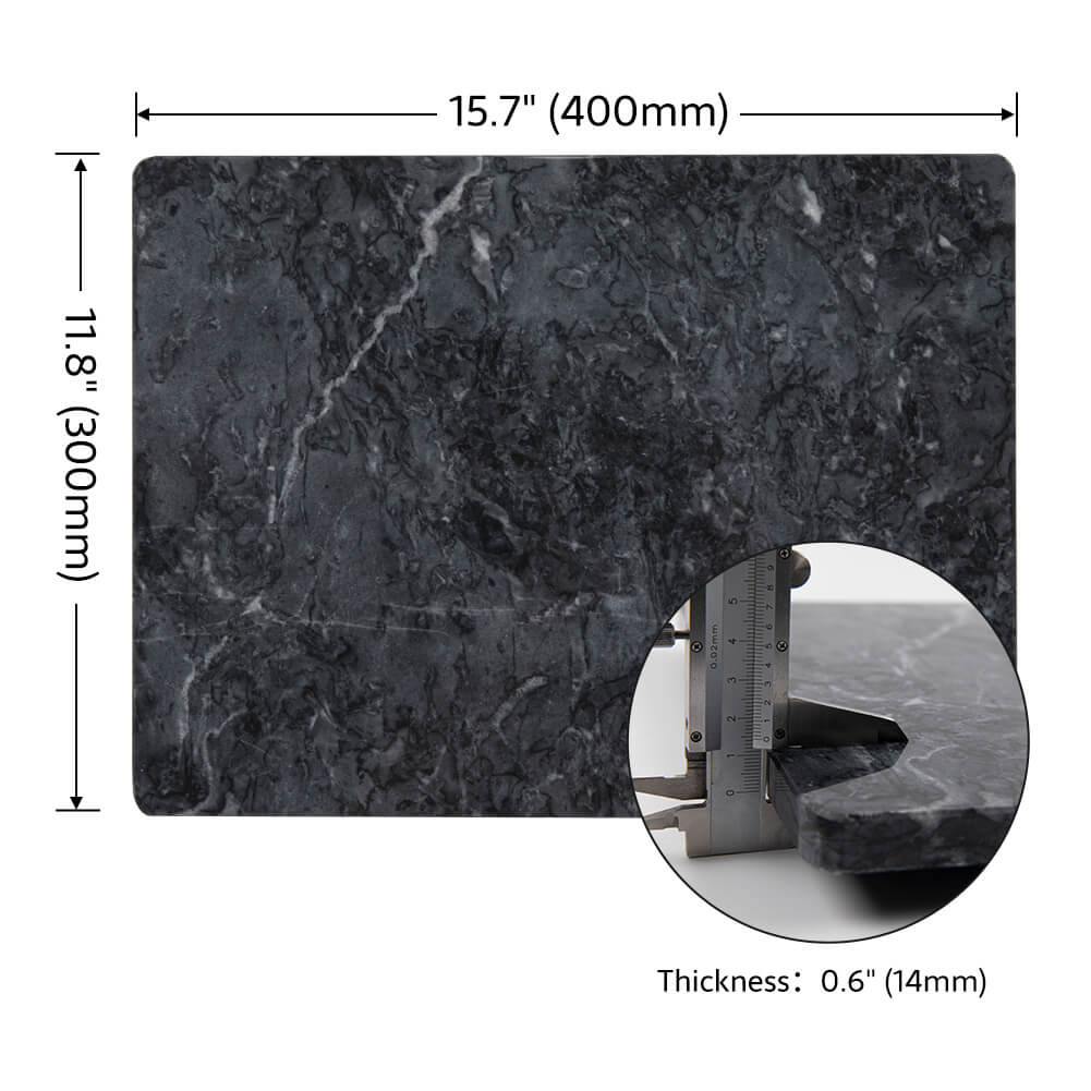 Gray Marble Cutting Board 12 x 16 Inch