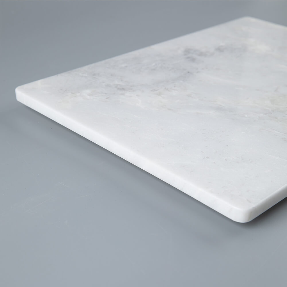 Marble Pastry Board 16x12 inch Cutting Board Marble Serving Tray Creamy White