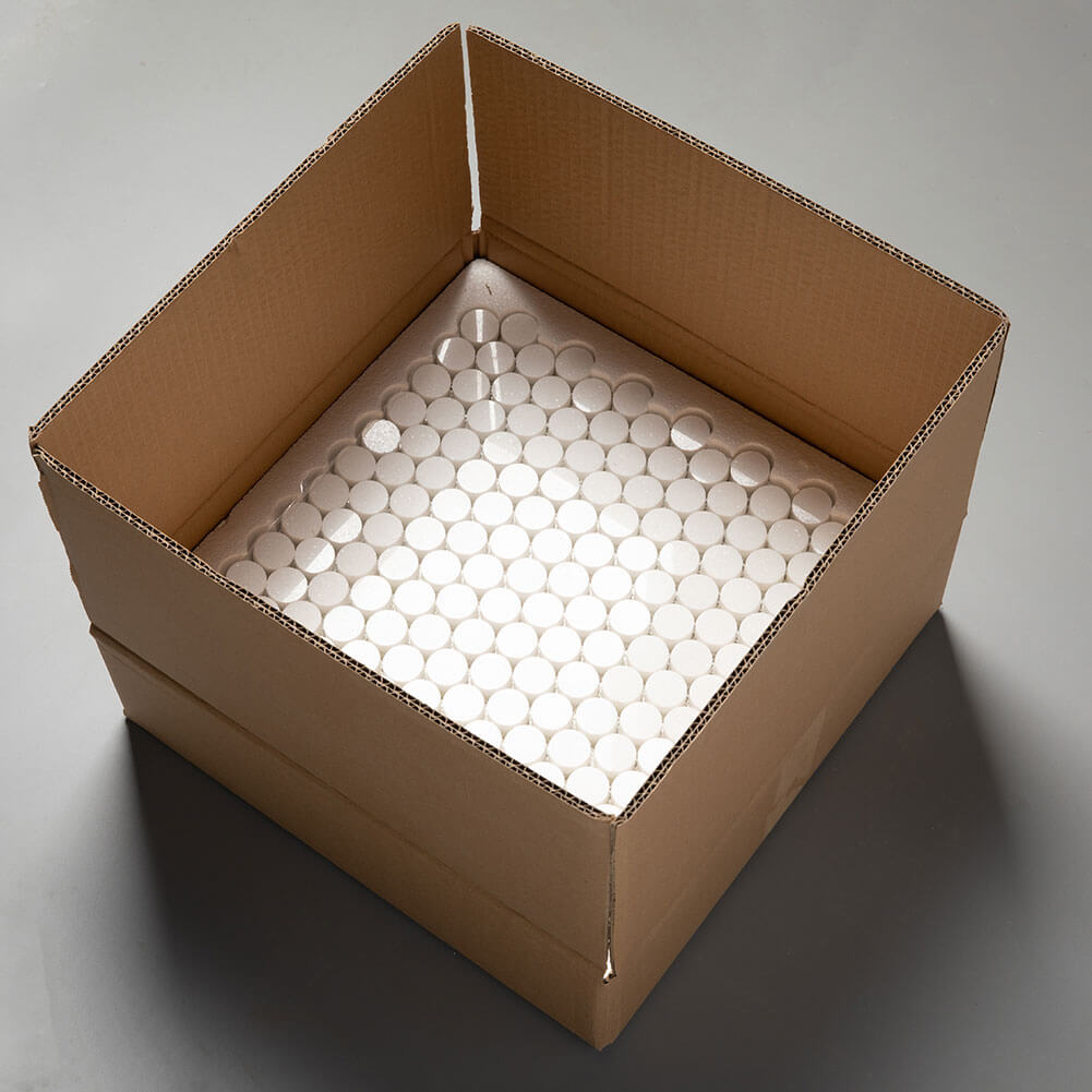 Thassos White Marble Penny Round Mosaic Tile 1 Inch Polished (5-Pack)